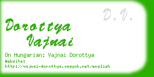 dorottya vajnai business card